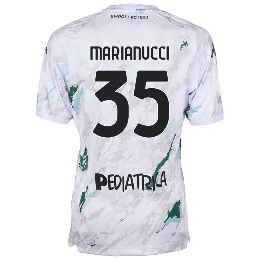 Kandiny Kinder Luca Marianucci #35 Grau Auswärtstrikot Trikot 2024/25 T-Shirt