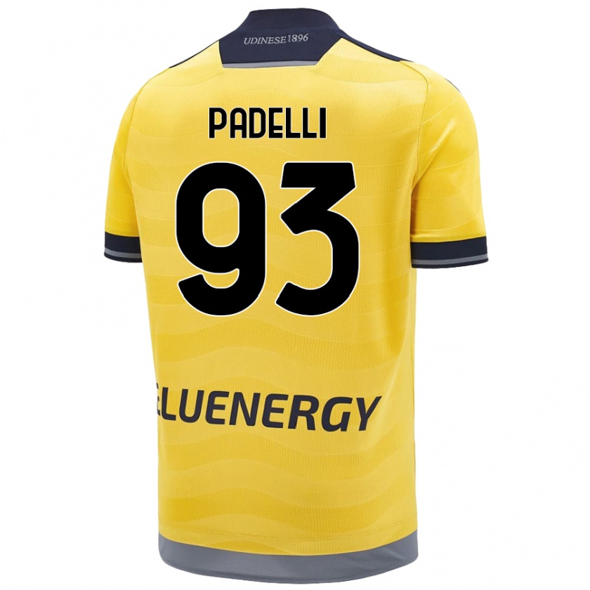 Kandiny Kinder Daniele Padelli #93 Golden Auswärtstrikot Trikot 2024/25 T-Shirt