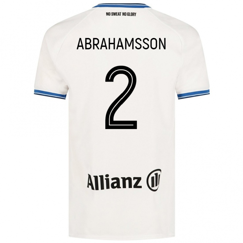 Kandiny Kinder Sejde Abrahamsson #2 Weiß Auswärtstrikot Trikot 2024/25 T-Shirt