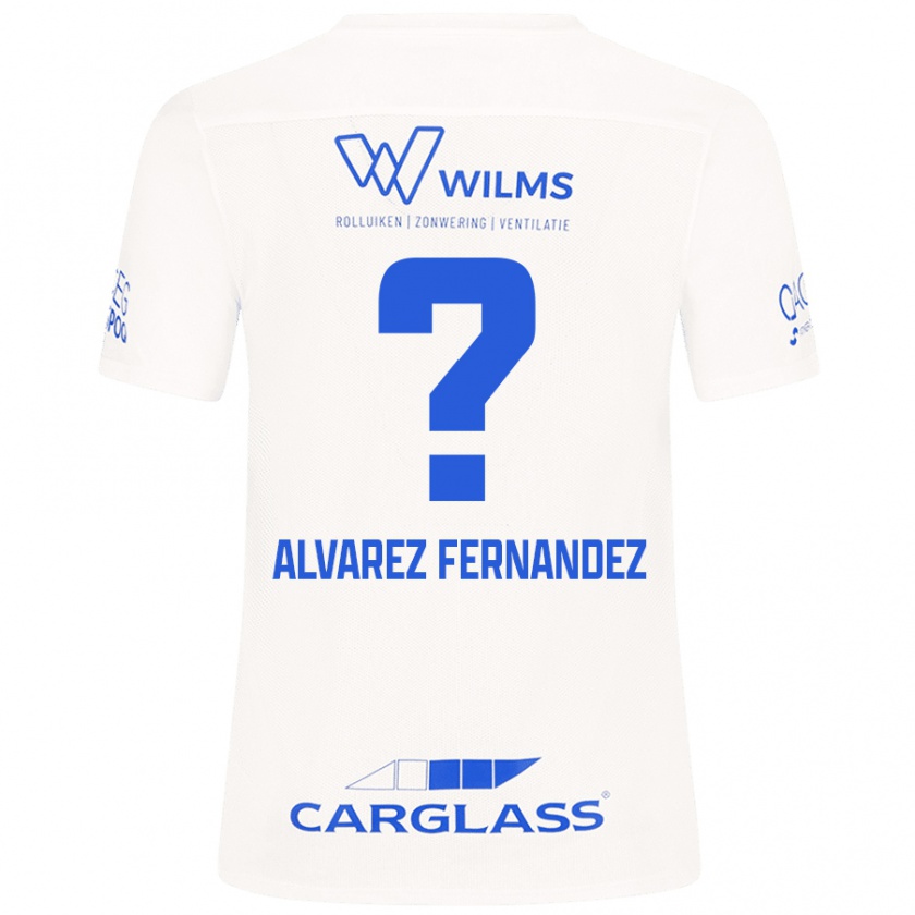 Kandiny Kinder Loïc Alvarez Fernandez #0 Weiß Auswärtstrikot Trikot 2024/25 T-Shirt