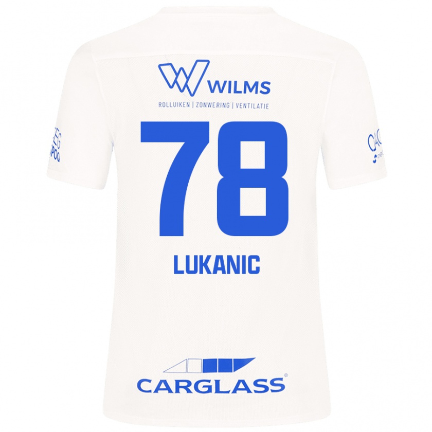 Kandiny Kinder Luka Lukanic #78 Weiß Auswärtstrikot Trikot 2024/25 T-Shirt