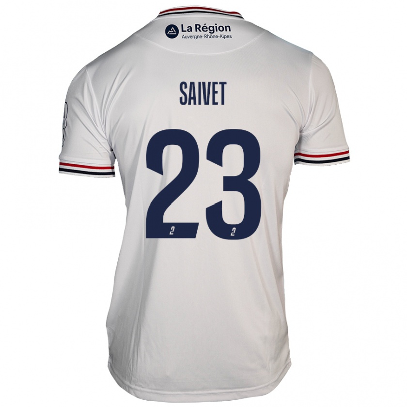 Kandiny Kinder Henri Saivet #23 Weiß Auswärtstrikot Trikot 2024/25 T-Shirt