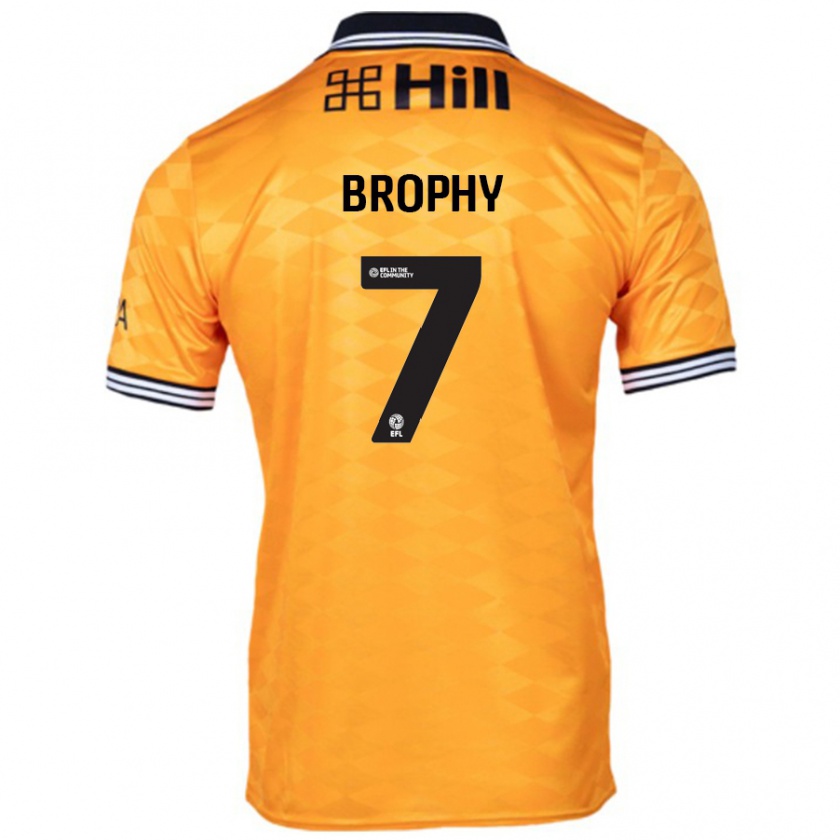 Kandiny Herren James Brophy #7 Orange Heimtrikot Trikot 2024/25 T-Shirt