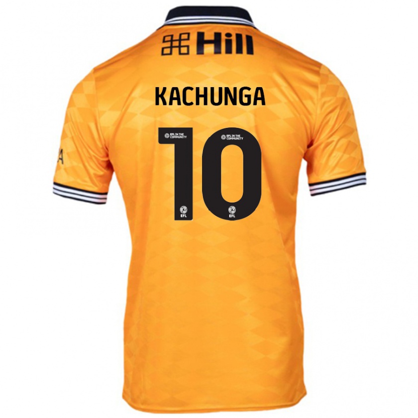 Kandiny Herren Elias Kachunga #10 Orange Heimtrikot Trikot 2024/25 T-Shirt