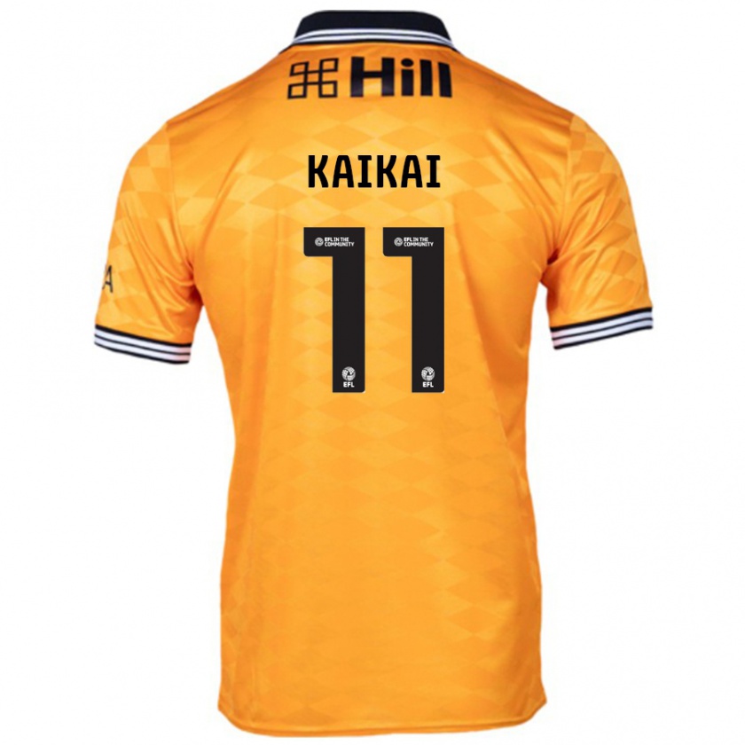 Kandiny Herren Sullay Kaikai #11 Orange Heimtrikot Trikot 2024/25 T-Shirt