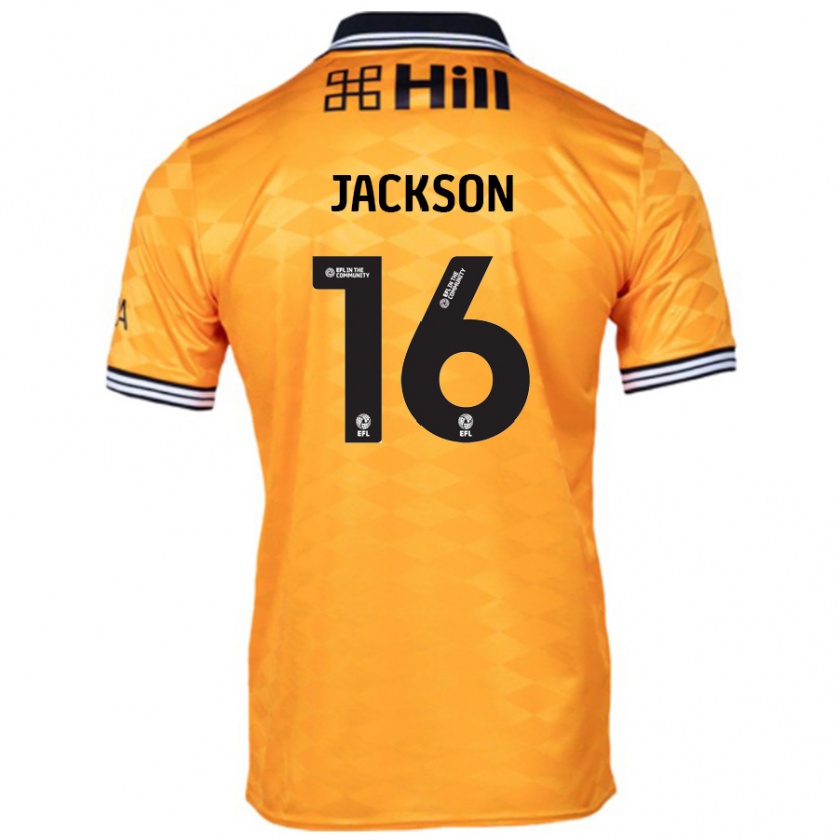 Kandiny Herren Abbie Jackson #16 Orange Heimtrikot Trikot 2024/25 T-Shirt