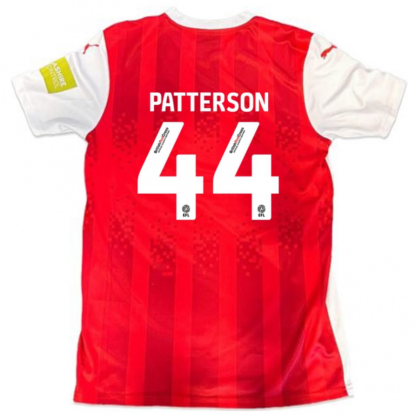 Kandiny Herren Phoenix Patterson #44 Rot Weiß Heimtrikot Trikot 2024/25 T-Shirt