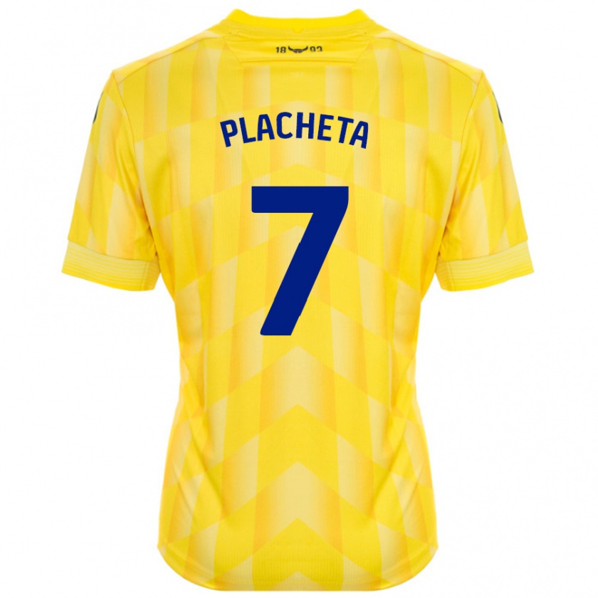 Kandiny Herren Przemyslaw Placheta #7 Gelb Heimtrikot Trikot 2024/25 T-Shirt