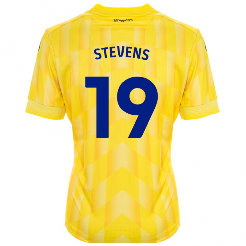 Kandiny Herren Lily Stevens #19 Gelb Heimtrikot Trikot 2024/25 T-Shirt