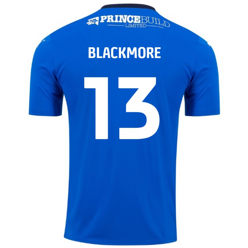 Kandiny Herren Will Blackmore #13 Blau Weiß Heimtrikot Trikot 2024/25 T-Shirt