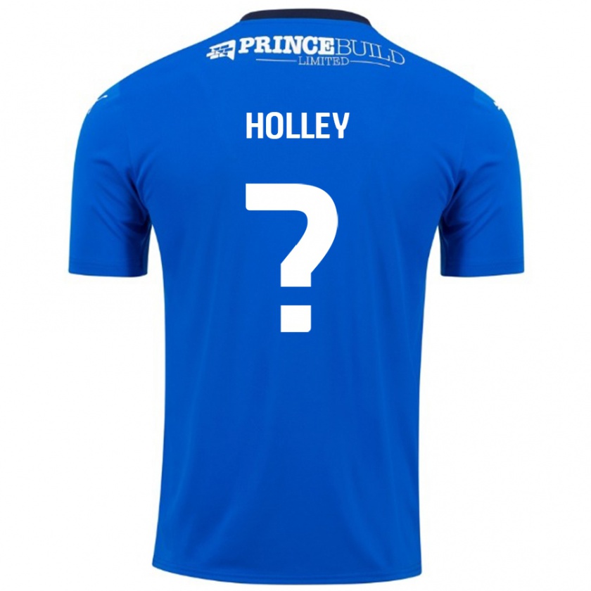 Kandiny Herren George Holley #0 Blau Weiß Heimtrikot Trikot 2024/25 T-Shirt