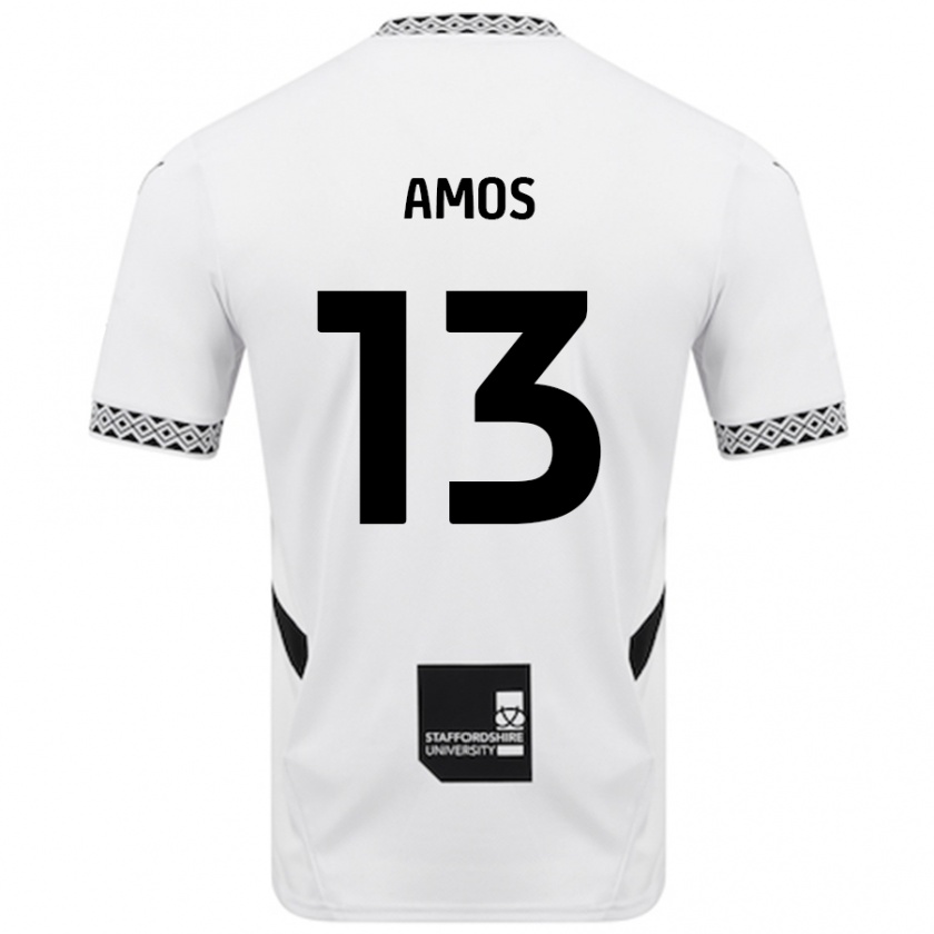 Kandiny Herren Ben Amos #13 Weiß Heimtrikot Trikot 2024/25 T-Shirt