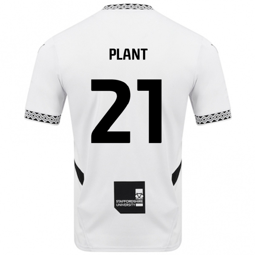 Kandiny Herren James Plant #21 Weiß Heimtrikot Trikot 2024/25 T-Shirt