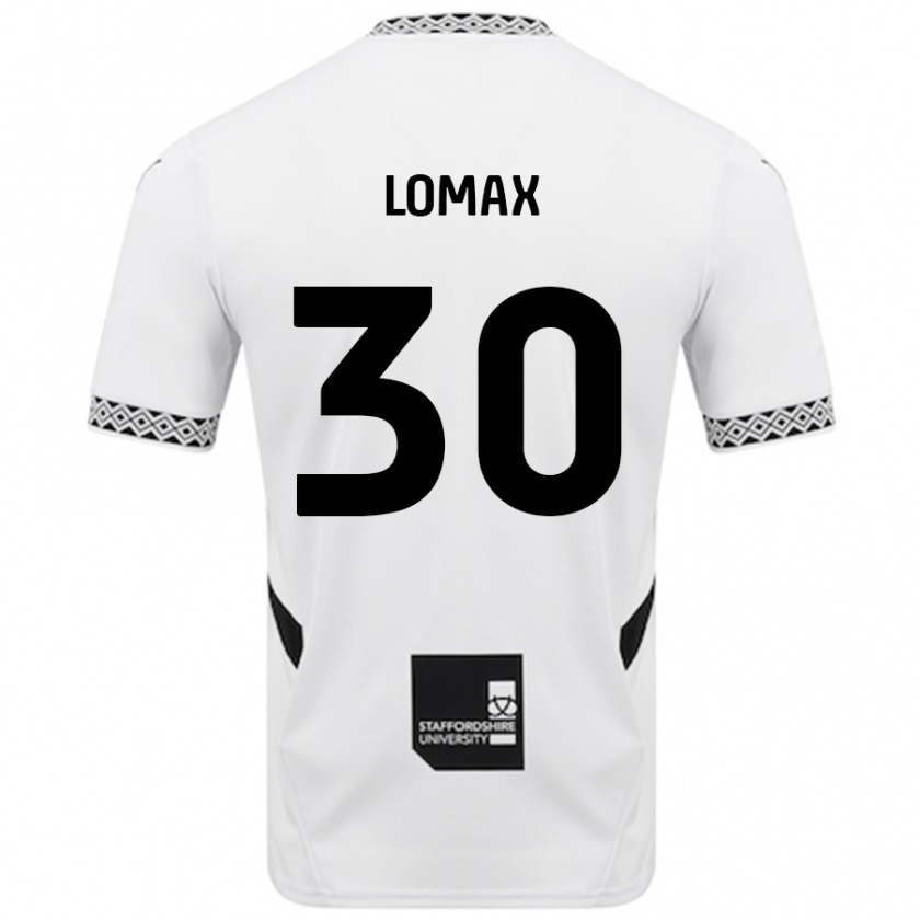 Kandiny Herren Ben Lomax #30 Weiß Heimtrikot Trikot 2024/25 T-Shirt