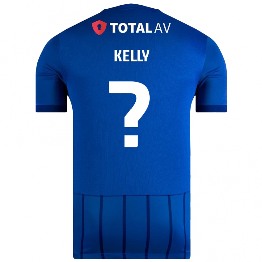 Kandiny Herren Liam Kelly #0 Blau Heimtrikot Trikot 2024/25 T-Shirt