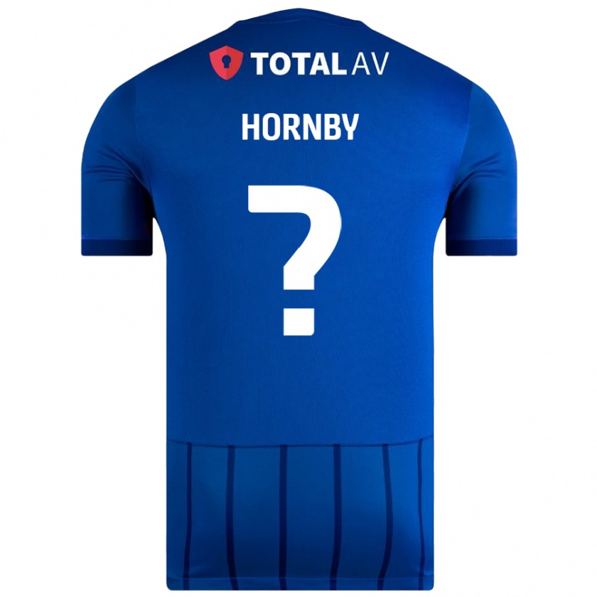 Kandiny Herren Megan Hornby #0 Blau Heimtrikot Trikot 2024/25 T-Shirt