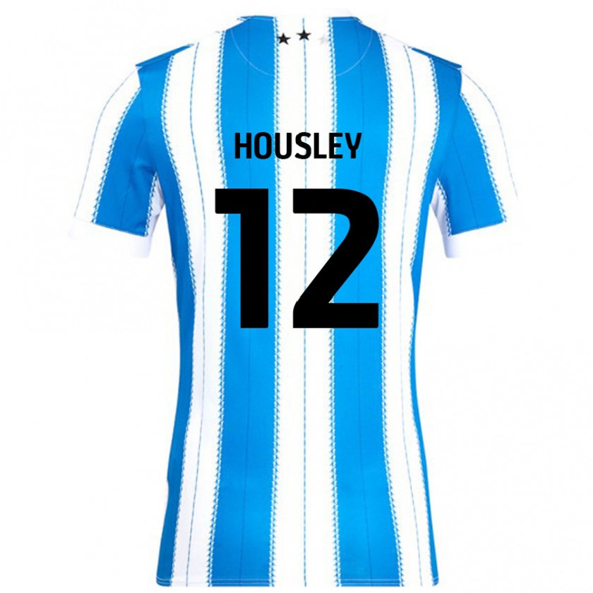 Kandiny Herren Autumn Housley #12 Blau Weiß Heimtrikot Trikot 2024/25 T-Shirt