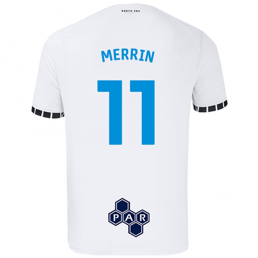 Kandiny Herren Laura Merrin #11 Weiß Heimtrikot Trikot 2024/25 T-Shirt