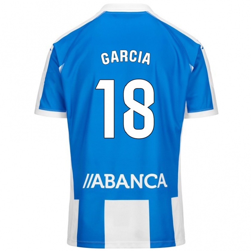 Kandiny Herren Raquel García #18 Blau Weiß Heimtrikot Trikot 2024/25 T-Shirt