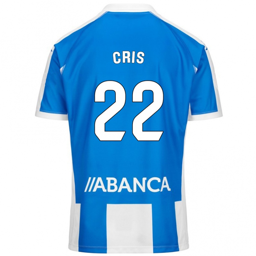 Kandiny Herren Cris #22 Blau Weiß Heimtrikot Trikot 2024/25 T-Shirt