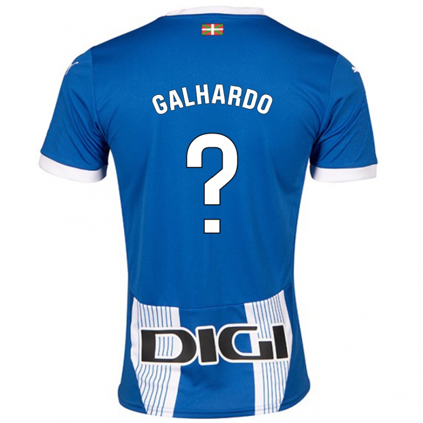 Kandiny Herren Tiago Galhardo #0 Blau Heimtrikot Trikot 2024/25 T-Shirt