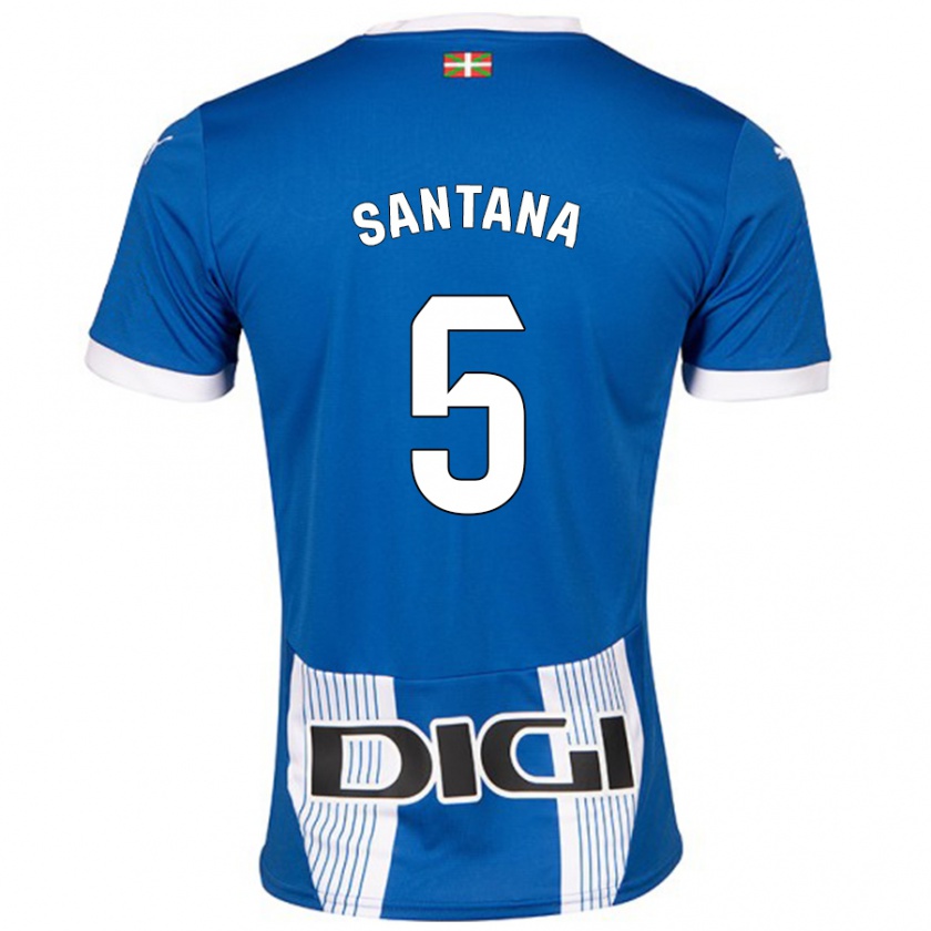 Kandiny Herren Vanesa Santana #5 Blau Heimtrikot Trikot 2024/25 T-Shirt