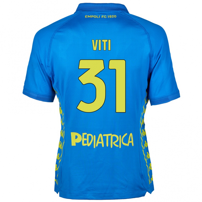 Kandiny Herren Vittorio Viti #31 Blau Heimtrikot Trikot 2024/25 T-Shirt