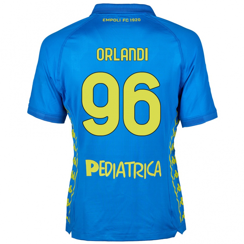 Kandiny Herren Andrea Orlandi #96 Blau Heimtrikot Trikot 2024/25 T-Shirt