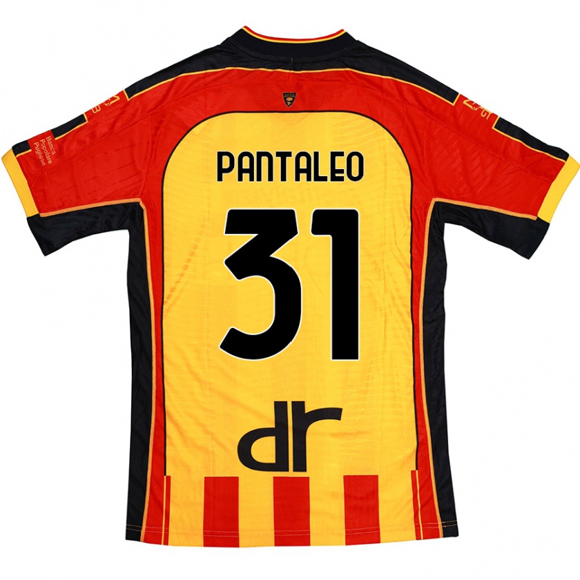 Kandiny Herren Dario Pantaleo #31 Gelb Rot Heimtrikot Trikot 2024/25 T-Shirt