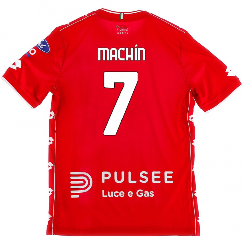 Kandiny Herren José Machín #7 Rot Weiß Heimtrikot Trikot 2024/25 T-Shirt