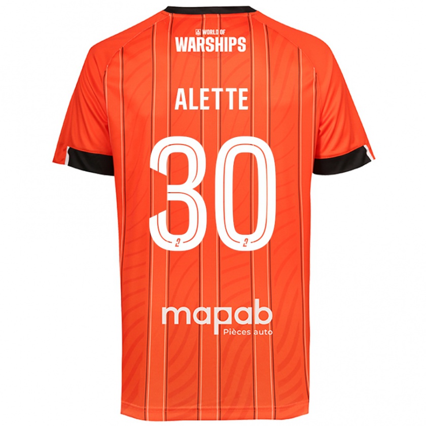 Kandiny Herren Gaël Alette #30 Orange Heimtrikot Trikot 2024/25 T-Shirt