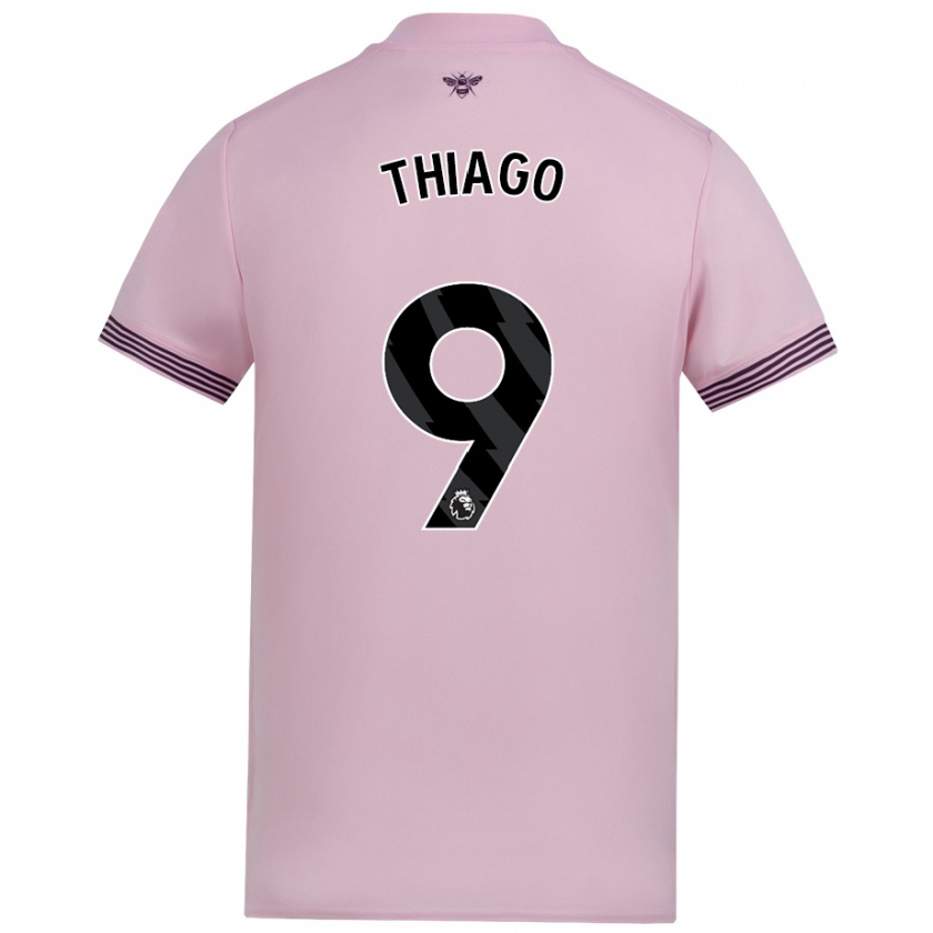 Kandiny Herren Igor Thiago #9 Rosa Auswärtstrikot Trikot 2024/25 T-Shirt