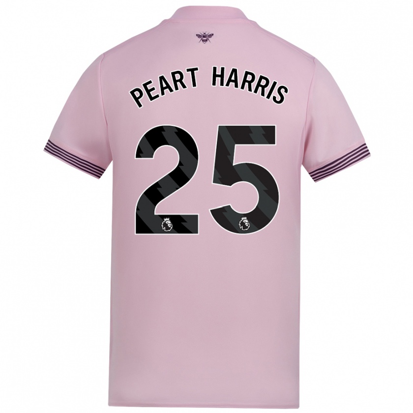 Kandiny Herren Myles Peart-Harris #25 Rosa Auswärtstrikot Trikot 2024/25 T-Shirt