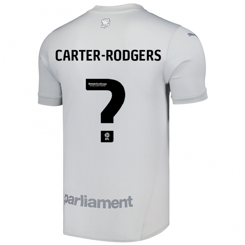 Kandiny Herren Trent Carter-Rodgers #0 Silbergrau Auswärtstrikot Trikot 2024/25 T-Shirt