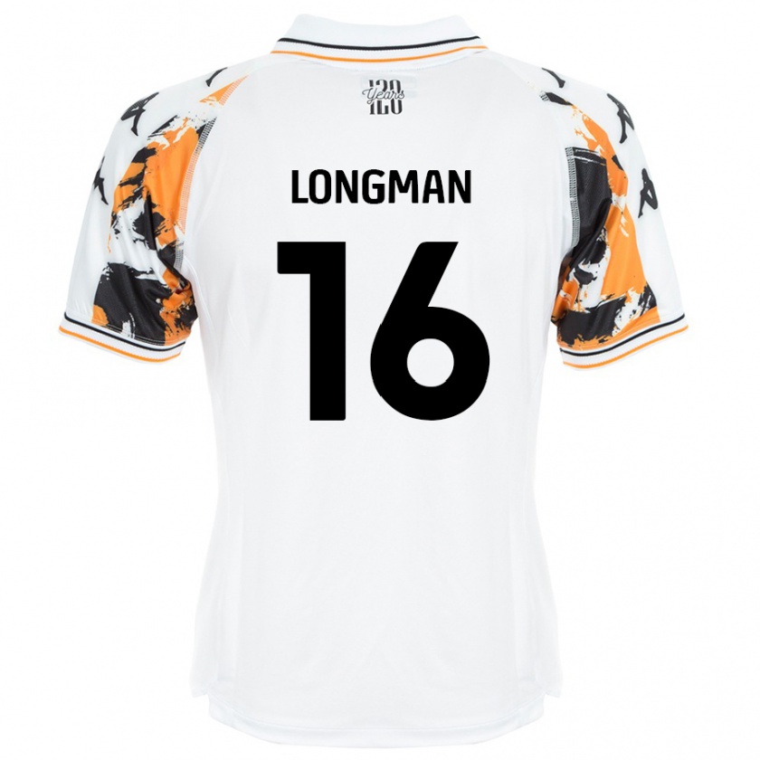 Kandiny Herren Ryan Longman #16 Weiß Auswärtstrikot Trikot 2024/25 T-Shirt