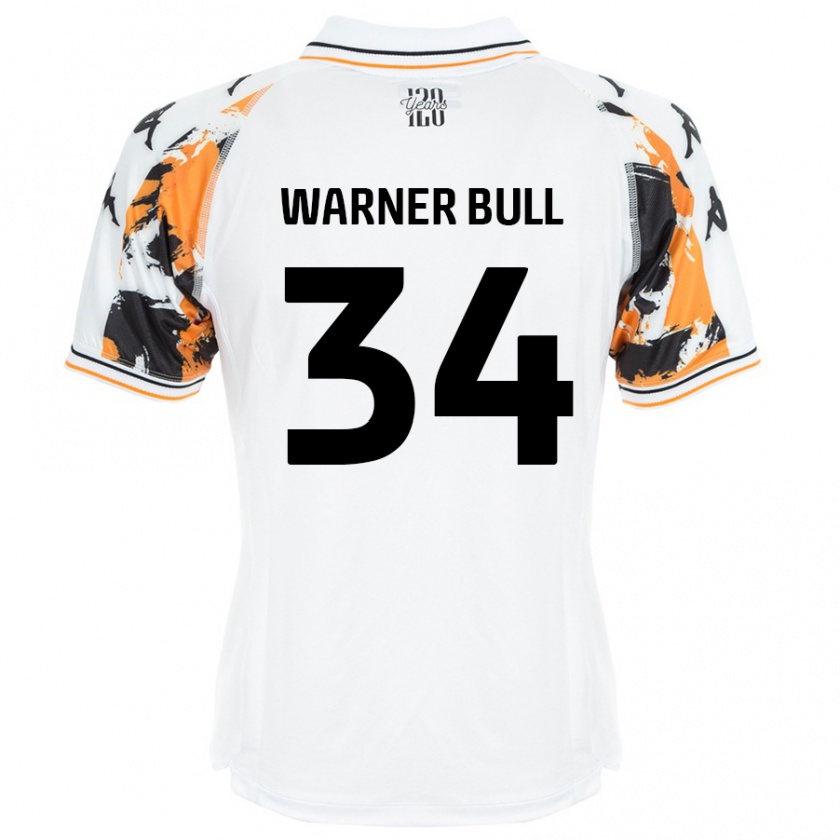 Kandiny Herren Lucy Warner-Bull #34 Weiß Auswärtstrikot Trikot 2024/25 T-Shirt