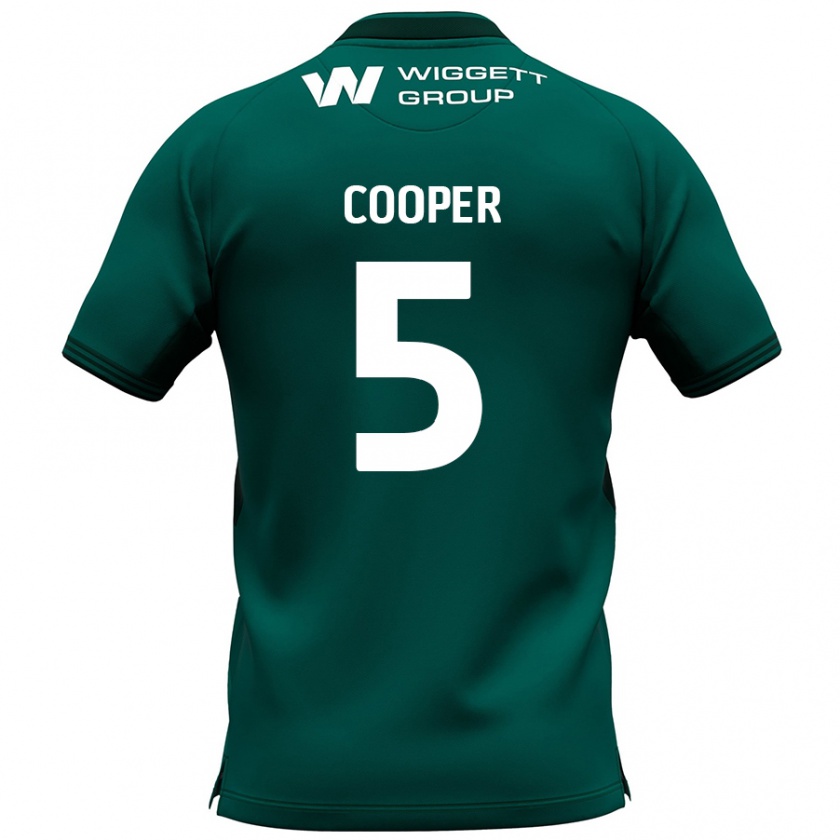 Kandiny Herren Jake Cooper #5 Grün Auswärtstrikot Trikot 2024/25 T-Shirt