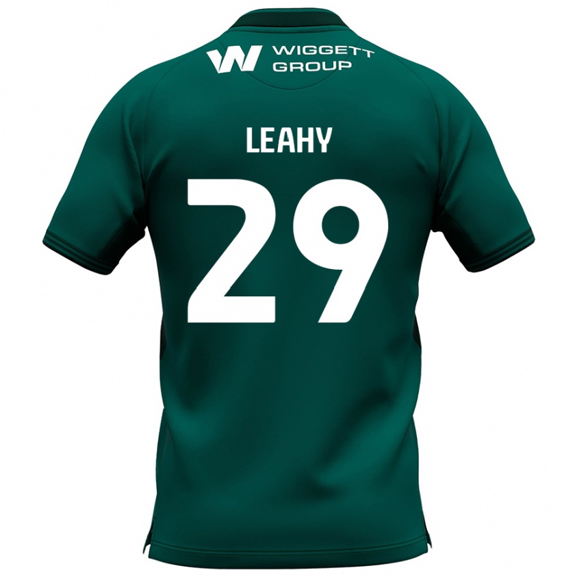 Kandiny Herren Tom Leahy #29 Grün Auswärtstrikot Trikot 2024/25 T-Shirt