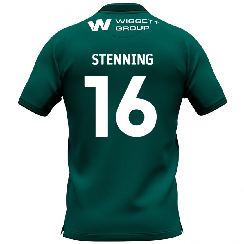 Kandiny Herren Ellie Stenning #16 Grün Auswärtstrikot Trikot 2024/25 T-Shirt