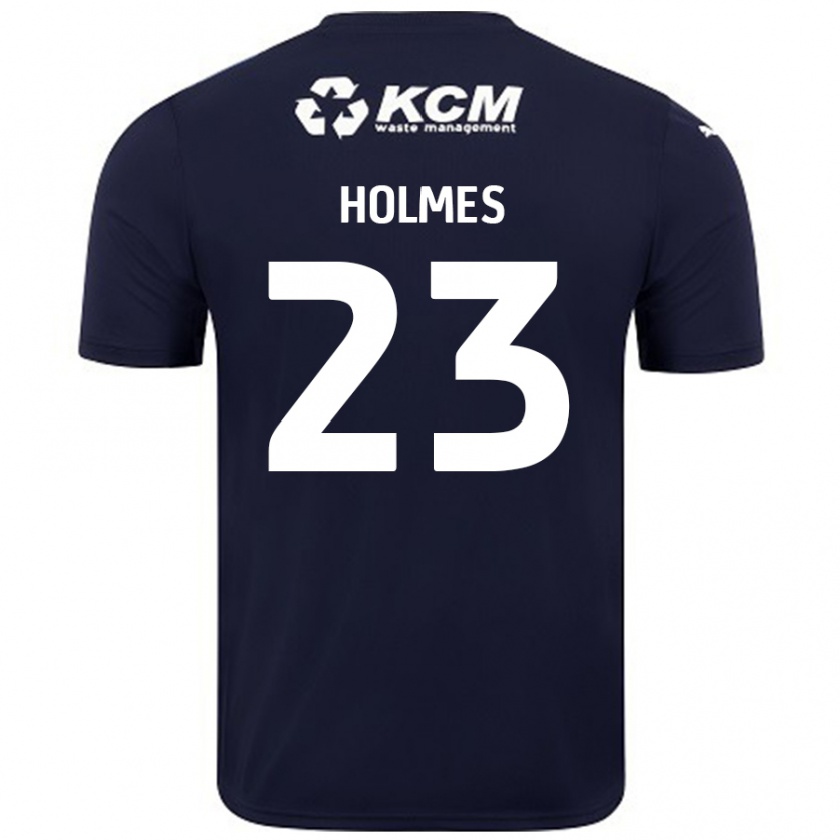 Kandiny Herren Jack Holmes #23 Marineblau Auswärtstrikot Trikot 2024/25 T-Shirt