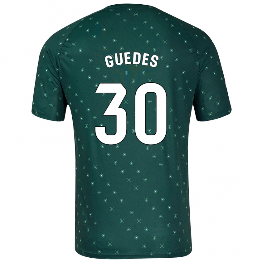 Kandiny Herren Gui Guedes #30 Dunkelgrün Auswärtstrikot Trikot 2024/25 T-Shirt