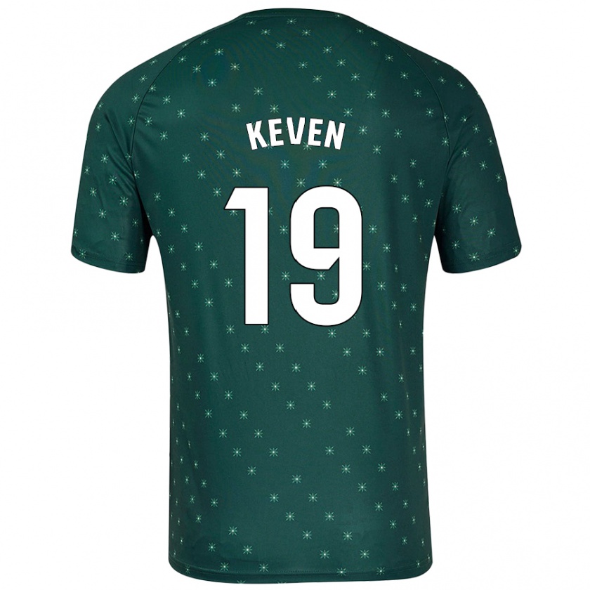 Kandiny Herren Keven #19 Dunkelgrün Auswärtstrikot Trikot 2024/25 T-Shirt