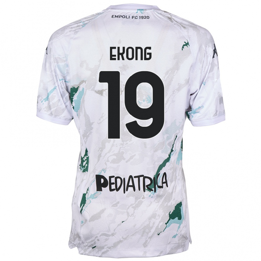 Kandiny Herren Emmanuel Ekong #19 Grau Auswärtstrikot Trikot 2024/25 T-Shirt