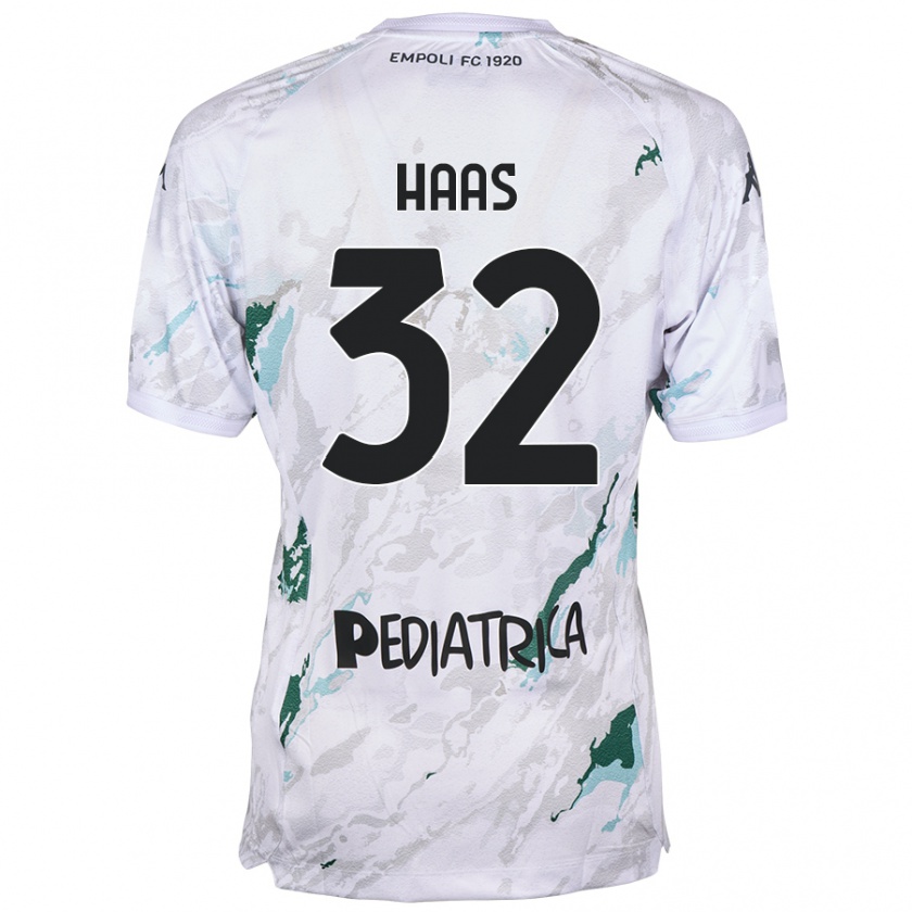 Kandiny Herren Nicolas Haas #32 Grau Auswärtstrikot Trikot 2024/25 T-Shirt