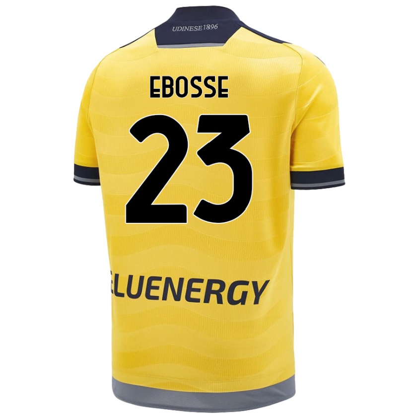 Kandiny Herren Enzo Ebosse #23 Golden Auswärtstrikot Trikot 2024/25 T-Shirt