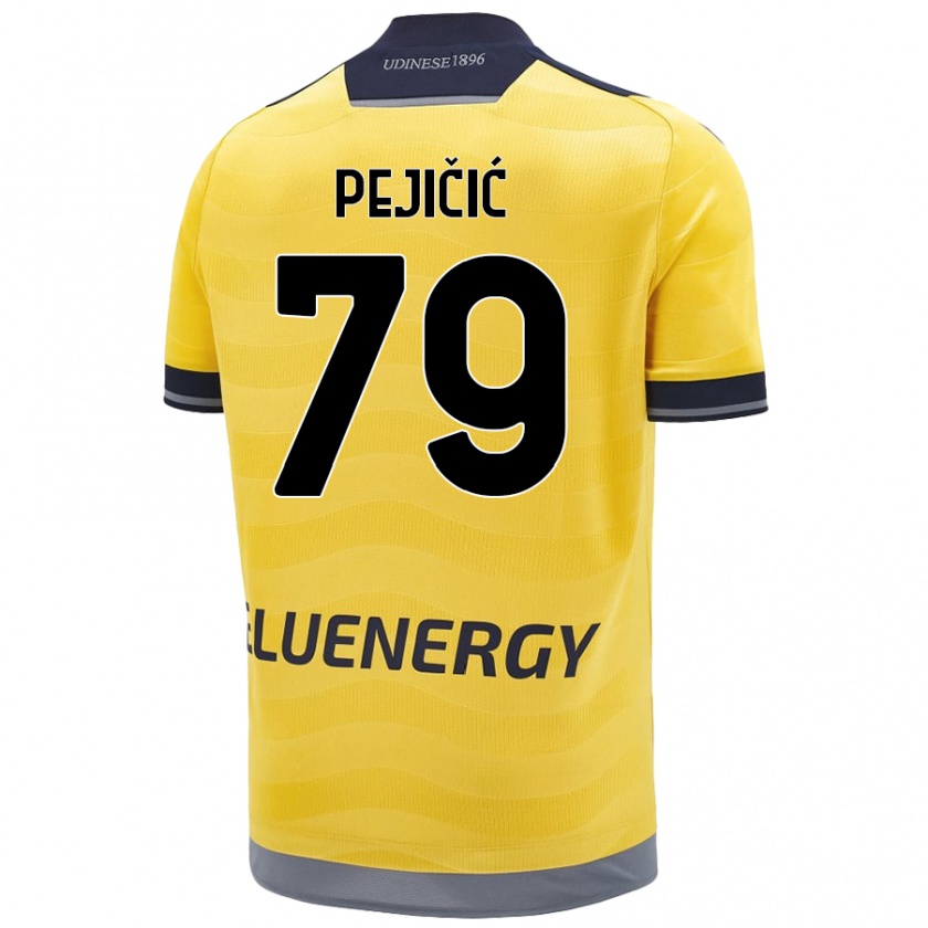 Kandiny Herren David Pejičić #79 Golden Auswärtstrikot Trikot 2024/25 T-Shirt