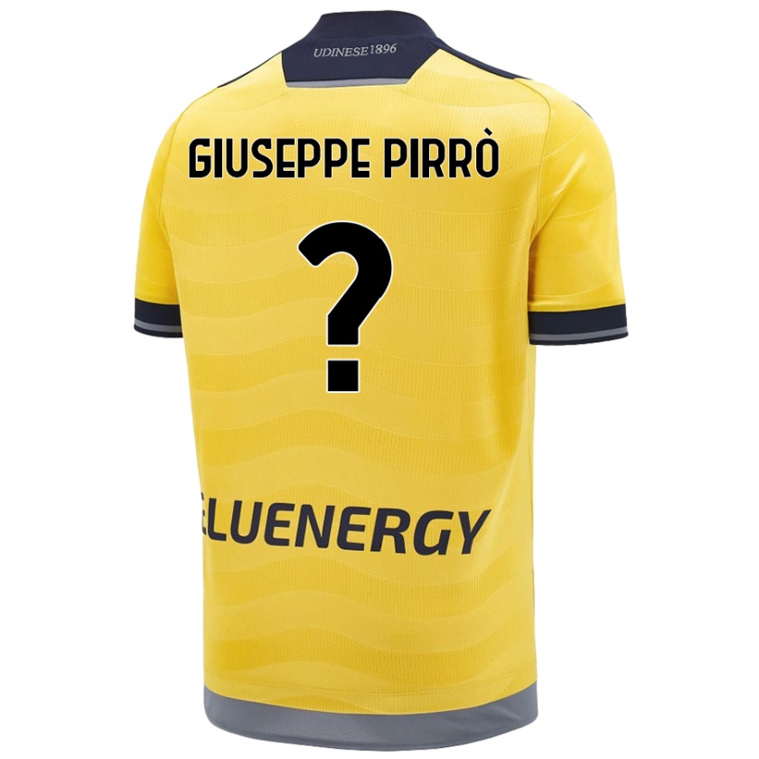 Kandiny Herren Marco Giuseppe Pirrò #0 Golden Auswärtstrikot Trikot 2024/25 T-Shirt