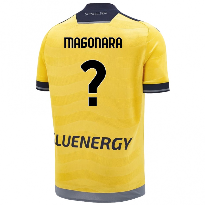 Kandiny Herren Matteo Magonara #0 Golden Auswärtstrikot Trikot 2024/25 T-Shirt