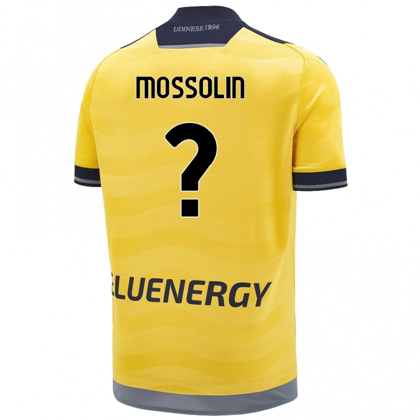 Kandiny Herren Lorenzo Mossolin #0 Golden Auswärtstrikot Trikot 2024/25 T-Shirt