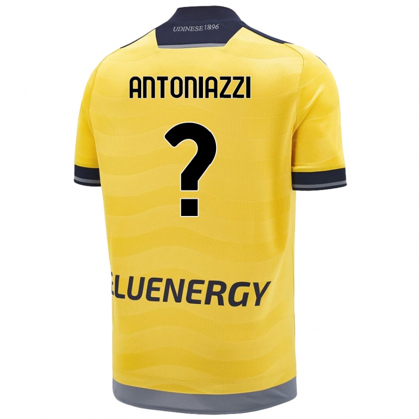 Kandiny Herren Samuele Antoniazzi #0 Golden Auswärtstrikot Trikot 2024/25 T-Shirt